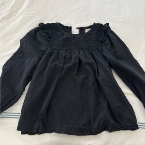 Madewell Textured Black Top